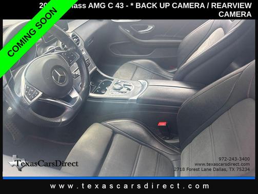 Black 2017 Mercedes-Benz AMG C 43 4MATIC