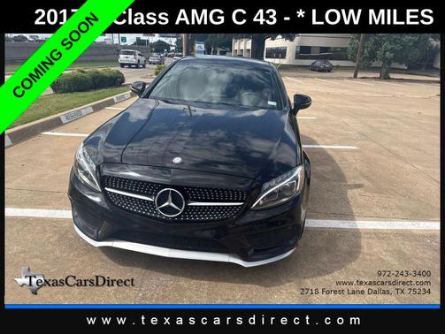 Black 2017 Mercedes-Benz AMG C 43 4MATIC
