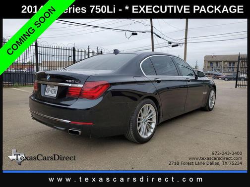 Black Sapphire Metallic 2014 BMW 750 Li