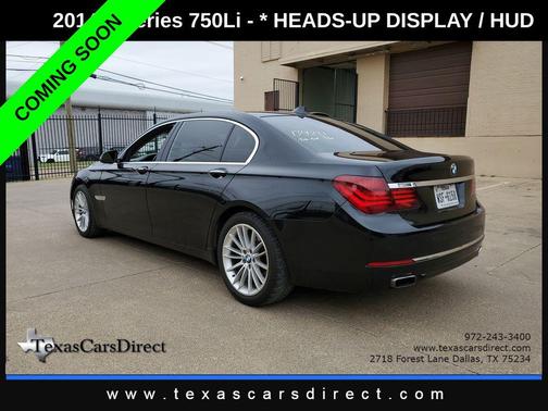 Black Sapphire Metallic 2014 BMW 750 Li