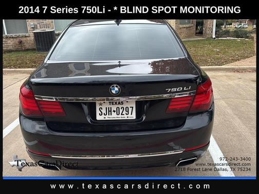Black Sapphire Metallic 2014 BMW 750 Li