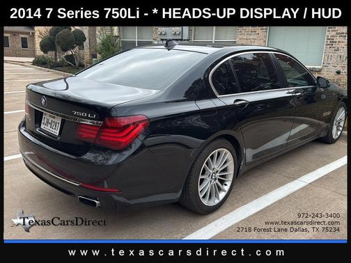 Black Sapphire Metallic 2014 BMW 750 Li