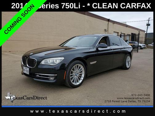 Black Sapphire Metallic 2014 BMW 750 Li