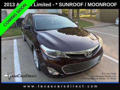 Sizzling Crimson Mica 2013 Toyota Avalon Limited