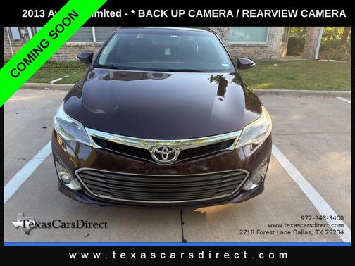 Sizzling Crimson Mica 2013 Toyota Avalon Limited