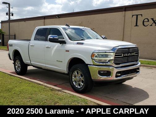 Bright White Clearcoat 2020 RAM 2500 Laramie Crew Cab 4x4 6'4' Box