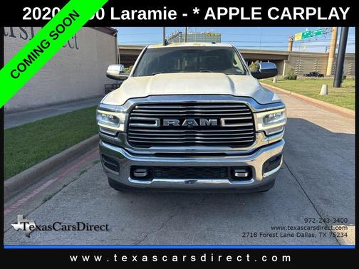 Bright White Clearcoat 2020 RAM 2500 Laramie Crew Cab 4x4 6'4' Box