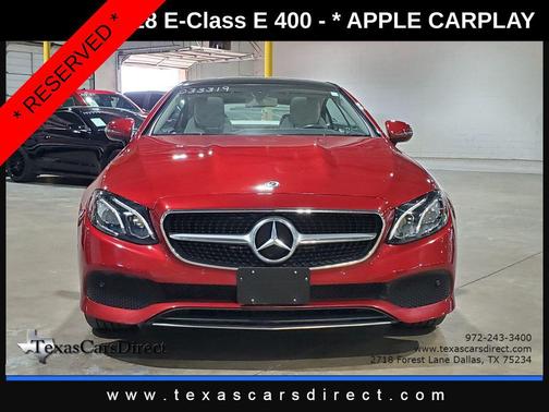 2018 Mercedes-Benz E-Class E 400