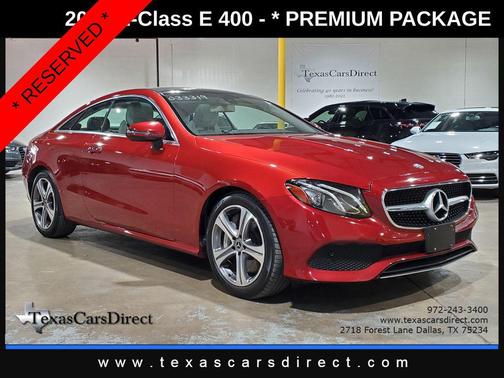 2018 Mercedes-Benz E-Class E 400
