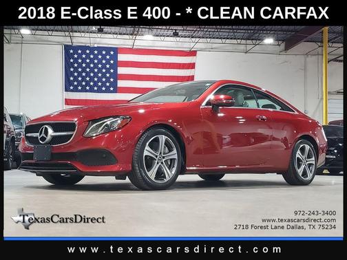 2018 Mercedes-Benz E-Class E 400