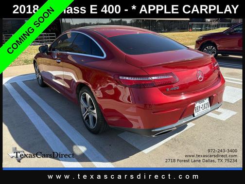 2018 Mercedes-Benz E-Class E 400