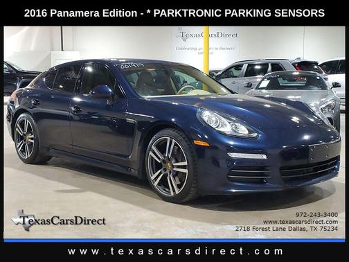 2016 Porsche Panamera Edition