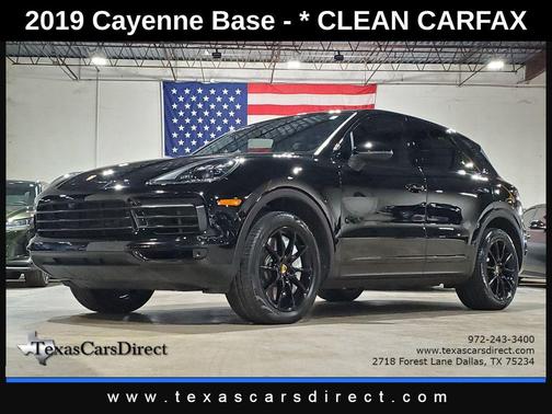 Black 2019 Porsche Cayenne Cayenne