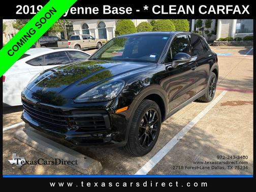 Black 2019 Porsche Cayenne Cayenne