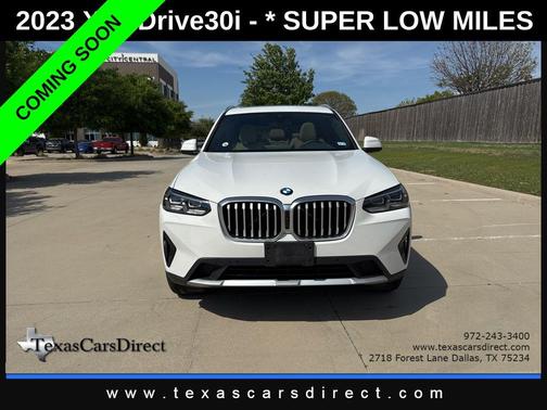 Alpine White 2023 BMW X3 sDrive30i