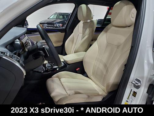 Alpine White 2023 BMW X3 sDrive30i
