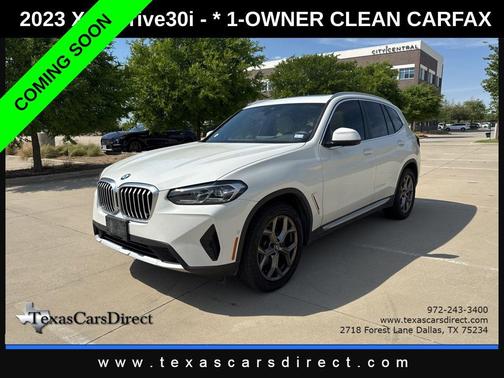Alpine White 2023 BMW X3 sDrive30i