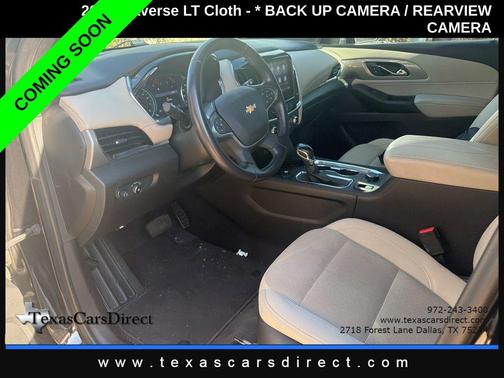 Mosaic Black Metallic 2022 Chevrolet Traverse LT Cloth