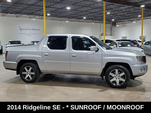 Alabaster Silver Metallic 2014 Honda Ridgeline SE