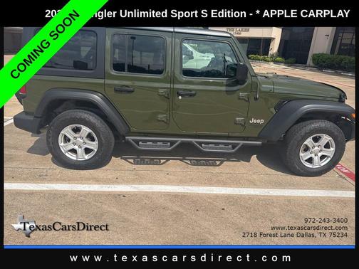 Sarge Green Clearcoat 2021 Jeep Wrangler Unlimited Sport