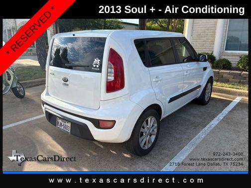 Clear White 2013 Kia Soul +