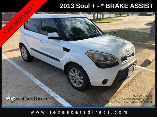 Clear White 2013 Kia Soul +