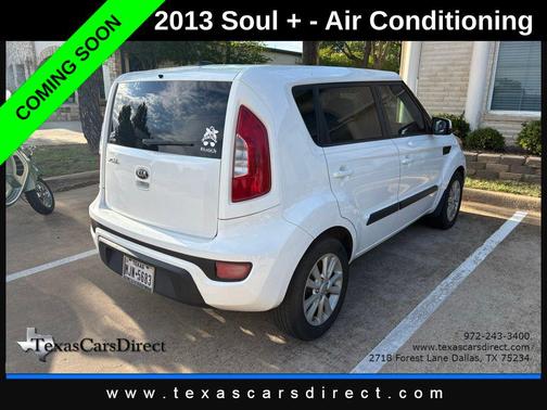 Clear White 2013 Kia Soul +