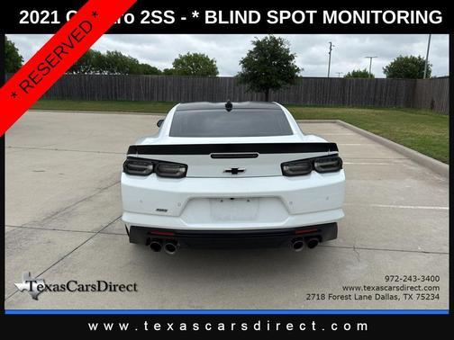 Summit White 2021 Chevrolet Camaro 2SS