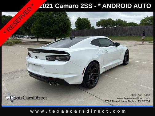 Summit White 2021 Chevrolet Camaro 2SS