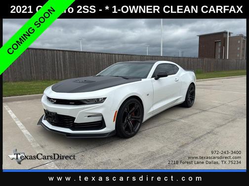 Summit White 2021 Chevrolet Camaro 2SS