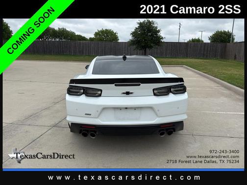 Summit White 2021 Chevrolet Camaro 2SS