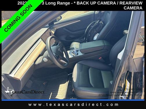 Solid Black 2022 Tesla Model 3 Long Range