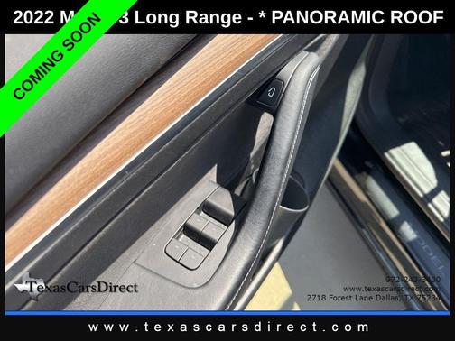 Solid Black 2022 Tesla Model 3 Long Range