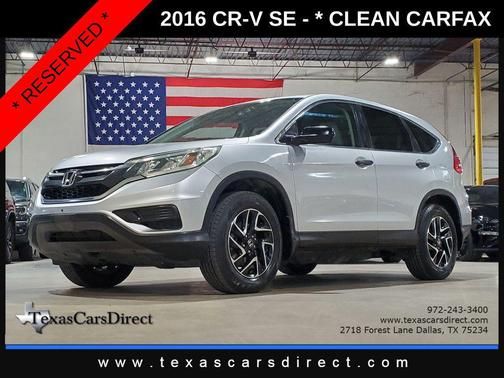 Alabaster Silver Metallic 2016 Honda CR-V SE