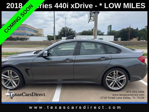 Mineral Gray Metallic 2018 BMW 440 Gran Coupe i xDrive