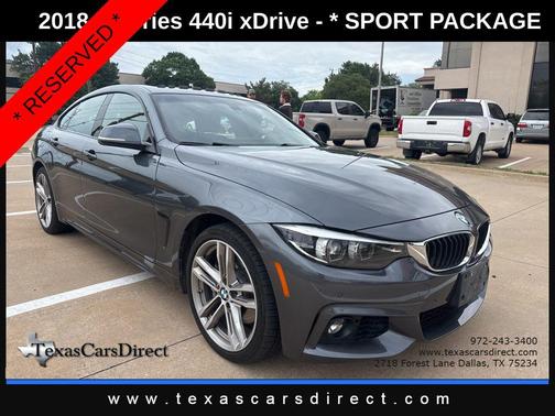Mineral Gray Metallic 2018 BMW 440 Gran Coupe i xDrive