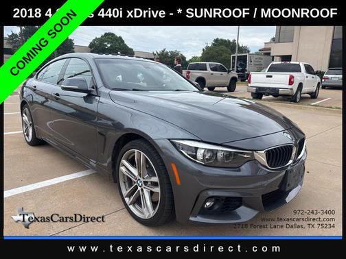 Mineral Gray Metallic 2018 BMW 440 Gran Coupe i xDrive