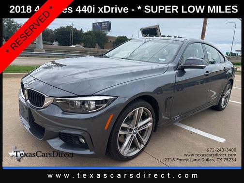 Mineral Gray Metallic 2018 BMW 440 Gran Coupe i xDrive