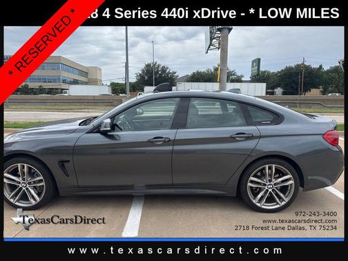 Mineral Gray Metallic 2018 BMW 440 Gran Coupe i xDrive