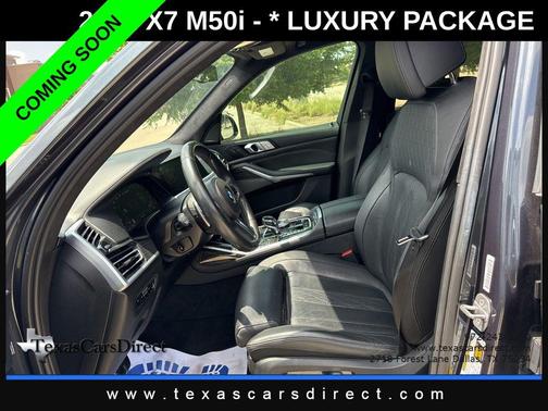 Arctic Grey Metallic 2022 BMW X7 M50i