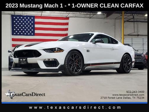 Oxford White 2023 Ford Mustang Mach 1 Fastback