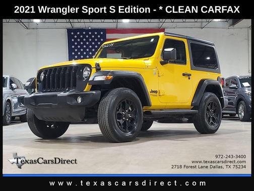 Hellayella Clearcoat 2021 Jeep Wrangler Sport S