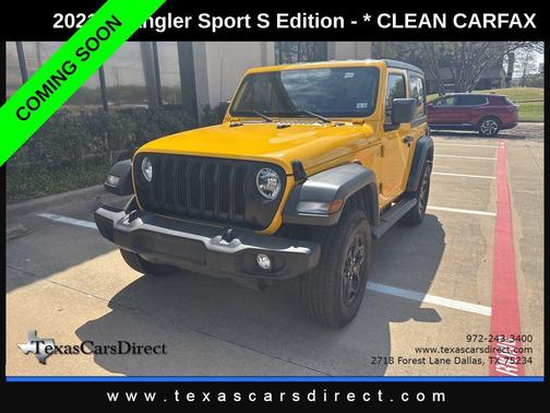 Hellayella Clearcoat 2021 Jeep Wrangler Sport S