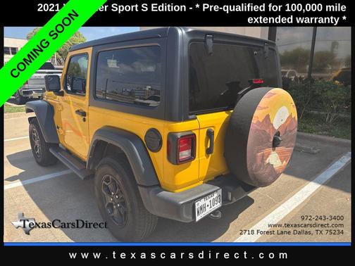 Hellayella Clearcoat 2021 Jeep Wrangler Sport S