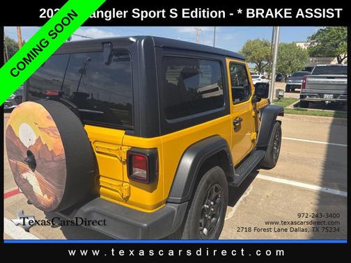 Hellayella Clearcoat 2021 Jeep Wrangler Sport S