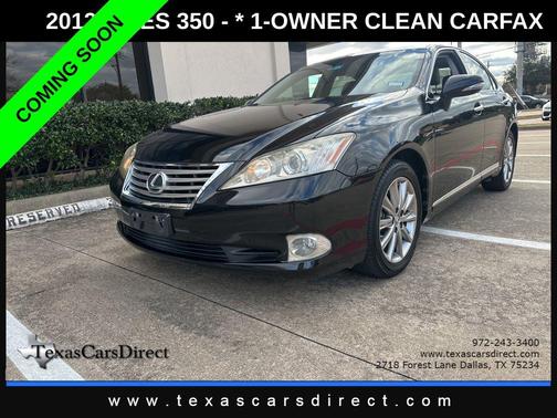 2012 Lexus ES 350 Base