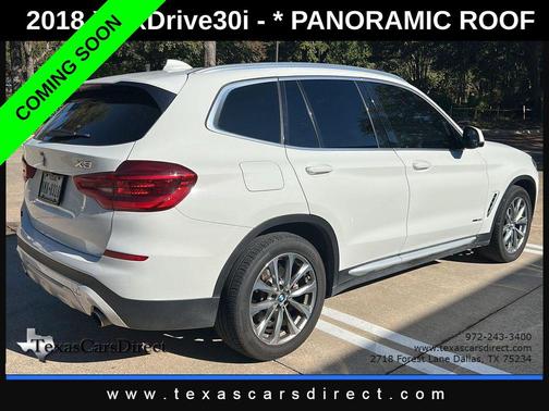 2018 BMW X3 xDrive30i