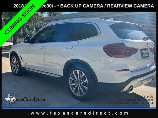 2018 BMW X3 xDrive30i