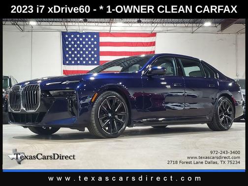 Tanzanite Blue II Metallic 2023 BMW i7 xDrive60