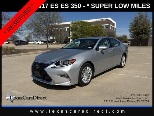 Silver Lining Metallic 2017 Lexus ES 350 Base
